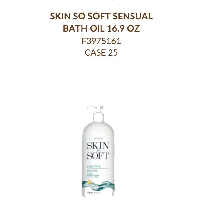 Avon Skin So Soft Original Body Lotion 
