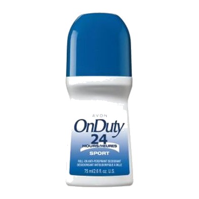 Avon On Duty Sport roll-on antiperspirant deodorant 2.7 OZ