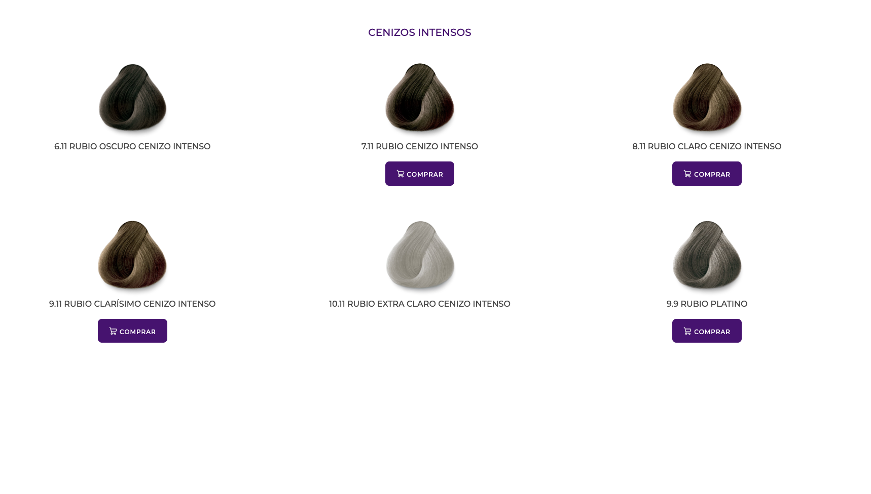 KÜÜL Color System — Cenizos Intensos palette