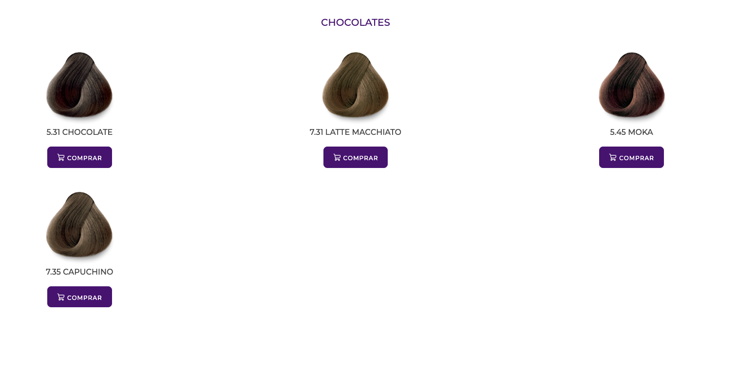 KÜÜL Color System — Chocolates palette