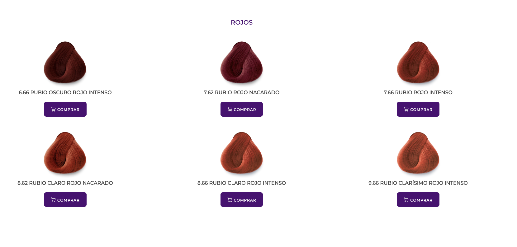 KÜÜL Color System — Rojos palette